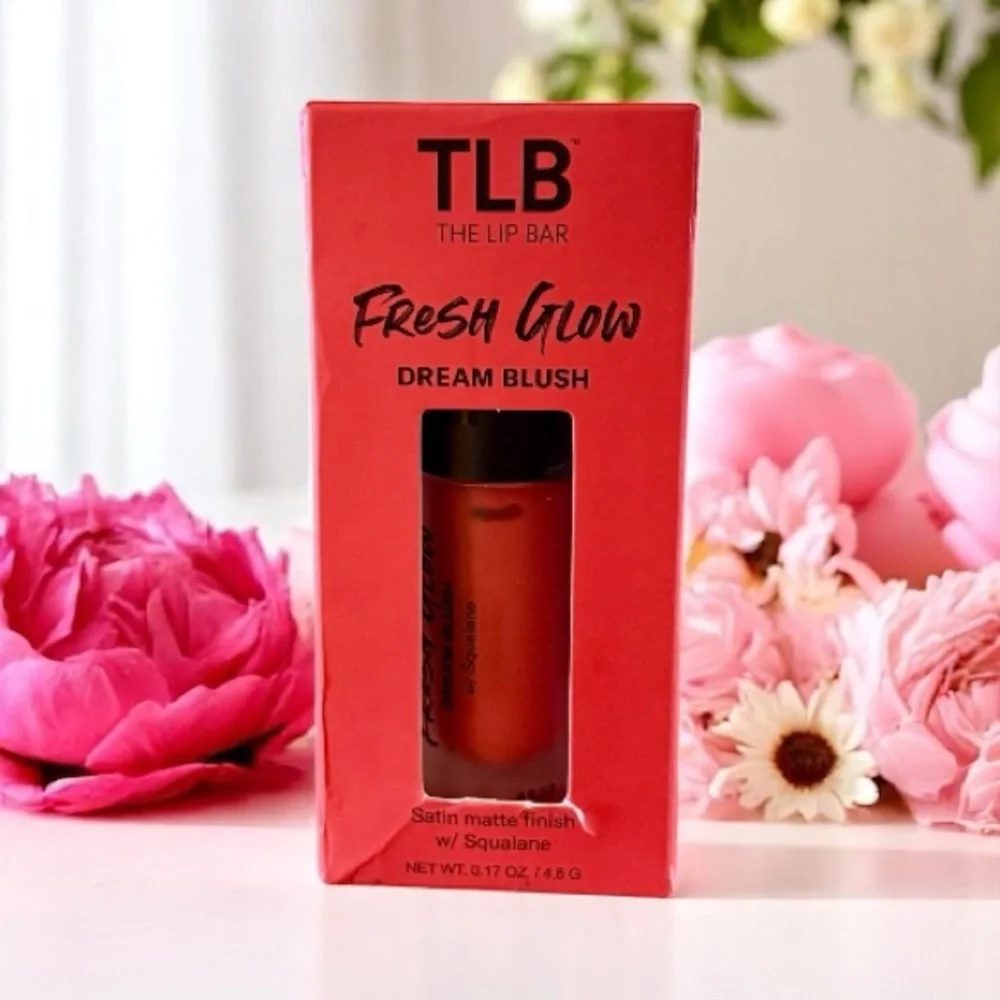 💎 The Lip Bar Fresh Glow Dream Blush Shade Sweet Cheeks Full-Size New